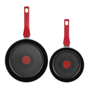 Juego de sartenes de aluminio 20 y 24 cm rojo Dayli Expert T-Fal