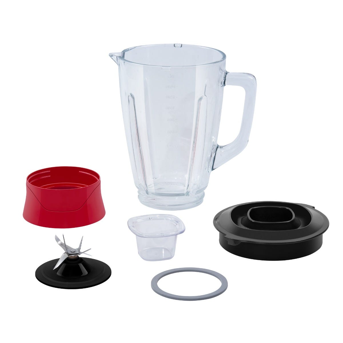 Licuadora infiny force XL 10 velocidades vaso de vidrio roja LN8205MX T-Fal