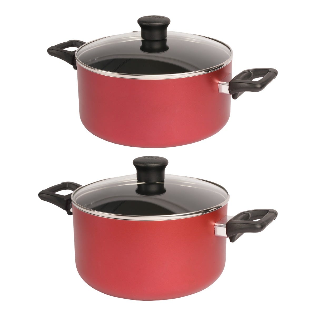 Batería de aluminio 25 piezas roja Family Cook T-Fal