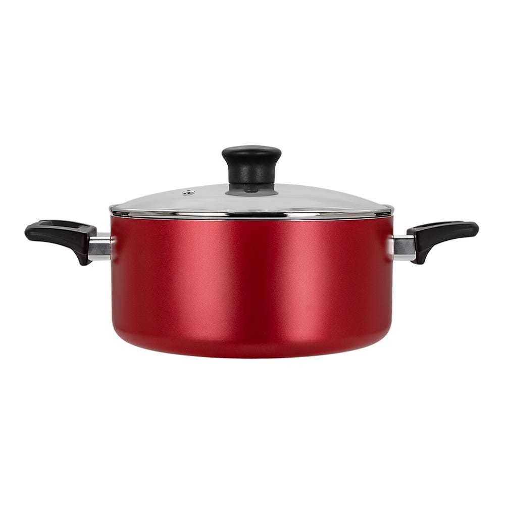 Batería de aluminio 25 piezas roja Family Cook T-Fal