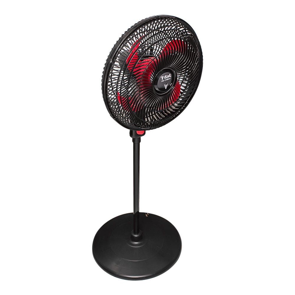 Ventilador de pedestal 16 pulgadas Air Maxx negro con rojo VE31A3X0 T-Fal