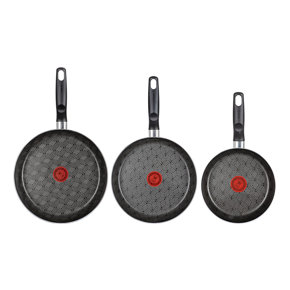 Juego de sartenes de aluminio 20/24/26cm expert chef gris 261400 T-Fal