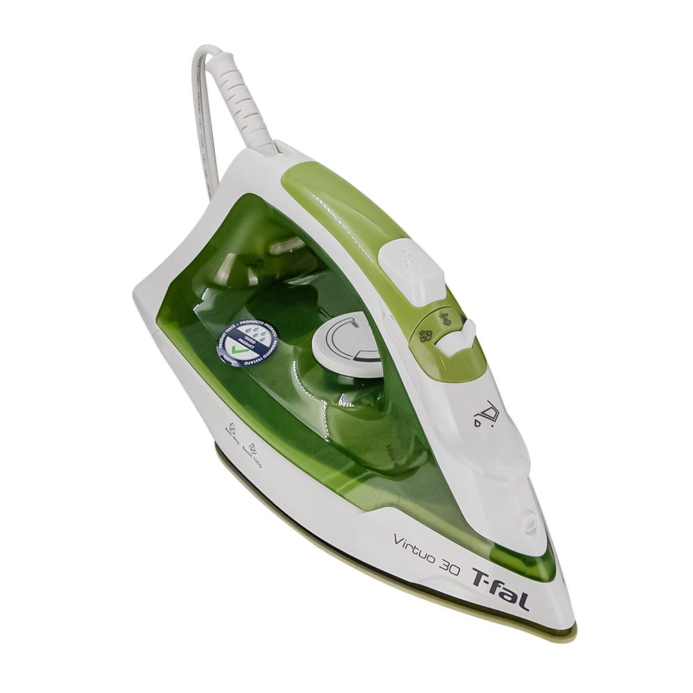 Plancha de vapor Virtuo Forest 30 suela cerámica verde FV2C44U0 T-Fal