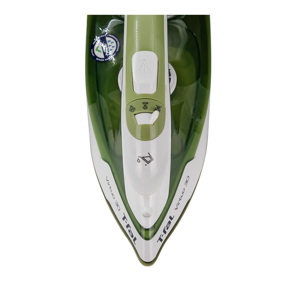 Plancha de vapor Virtuo Forest 30 suela cerámica verde FV2C44U0 T-Fal