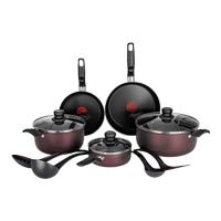 Batería de aluminio 12 piezas Expert Chef morada 583880 T-Fal