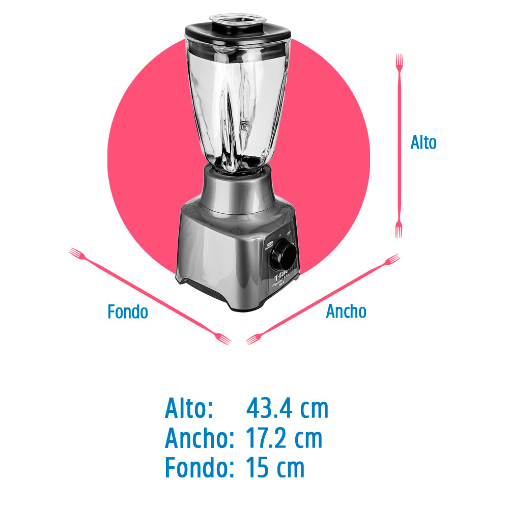 Licuadora Power mix 2 velocidades y sartén 20.5 cm LN2835MXM2 T-Fal