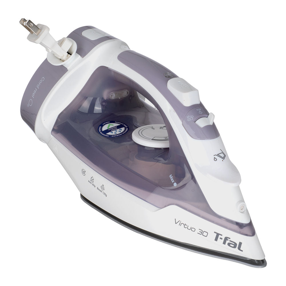 Plancha Virtuo 30 cable retráctil gris FV2C80U0 T-Fal
