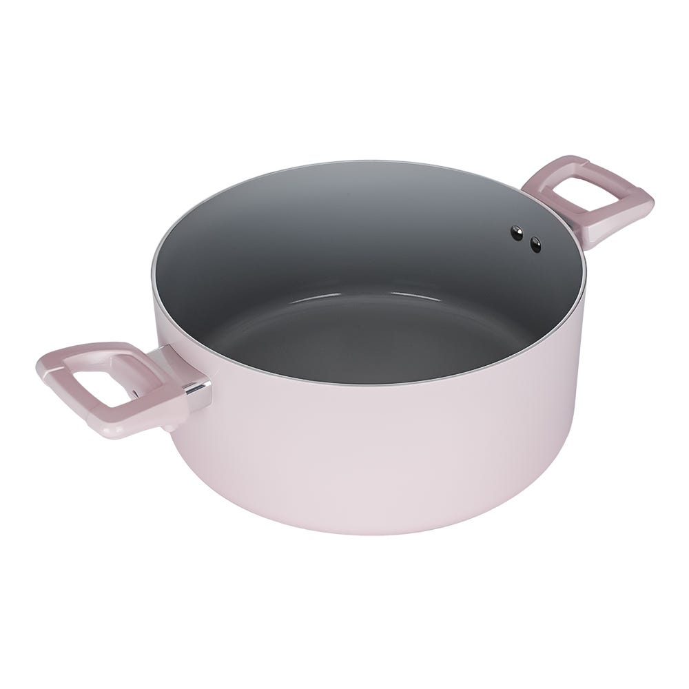 Batería de aluminio 12 piezas Ceramic rosa C493SC64 T-Fal