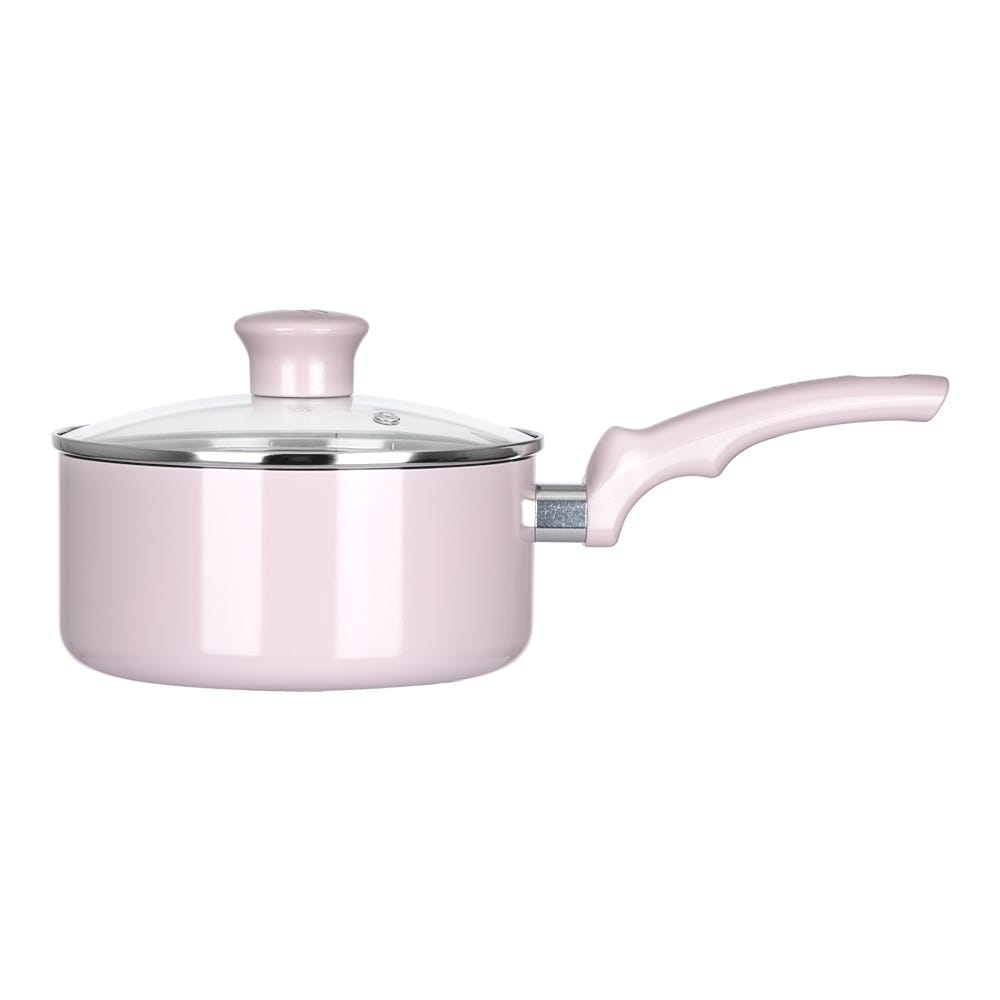 Batería de aluminio 12 piezas Ceramic rosa C493SC64 T-Fal