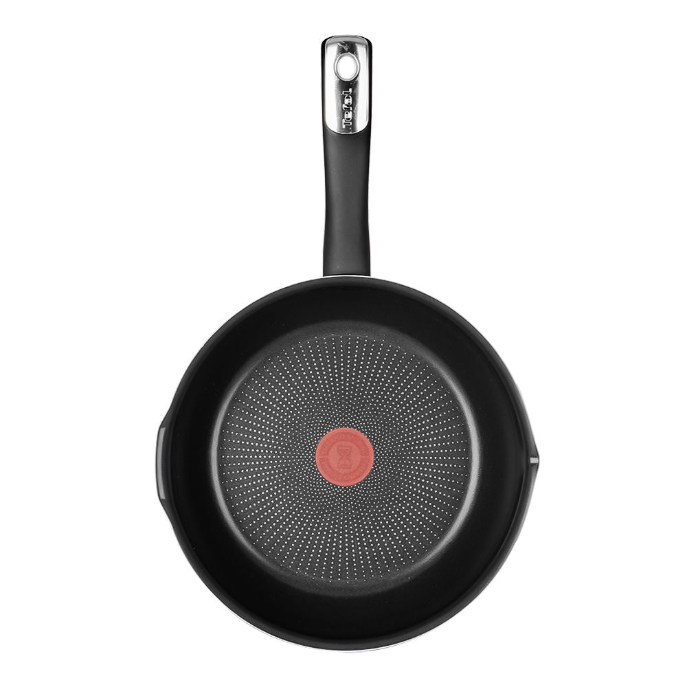Sartén wok de aluminio 28.2 cm Easy Titanium negro C3937782M24 T-Fal