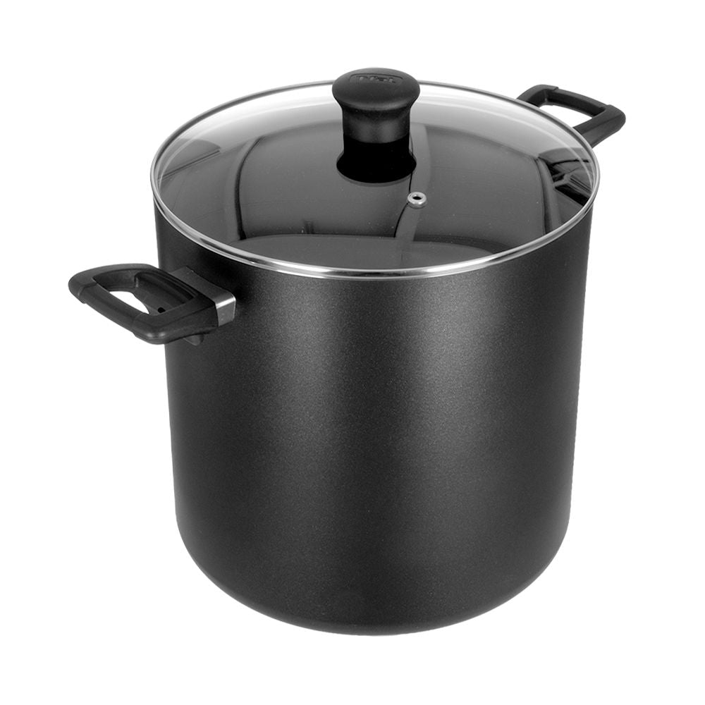 Batería de aluminio 13 piezas con pozolera Simply Chef negra B4696384BF25 T-Fal