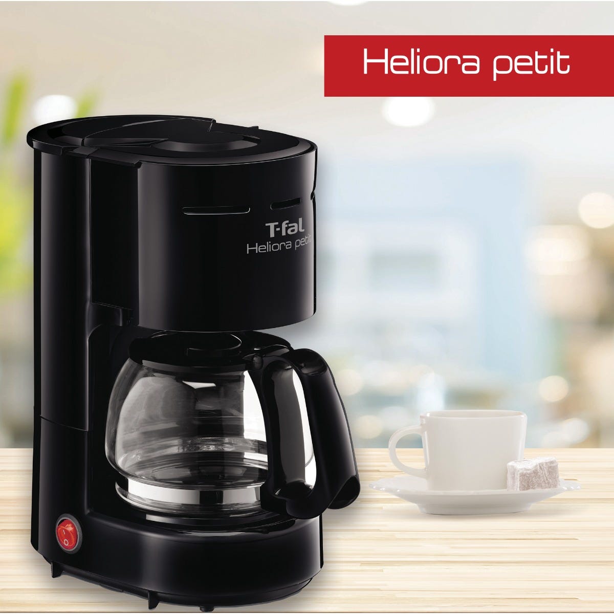 Cafetera 6 tazas Heliora Petit T-Fal