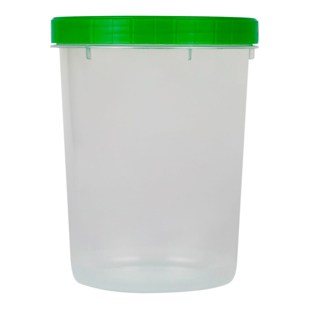 Recipiente de plástico grande con taparrosca Bongo 0534 Cubasa