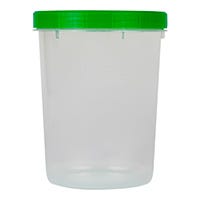 Recipiente de plástico grande con taparrosca Bongo 0534 Cubasa