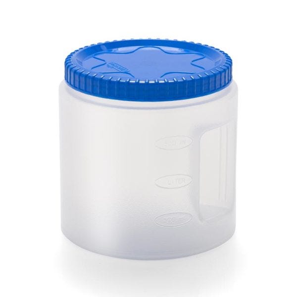 Bote de plástico con tapa 2.2 L Alacena 0552 Cubasa