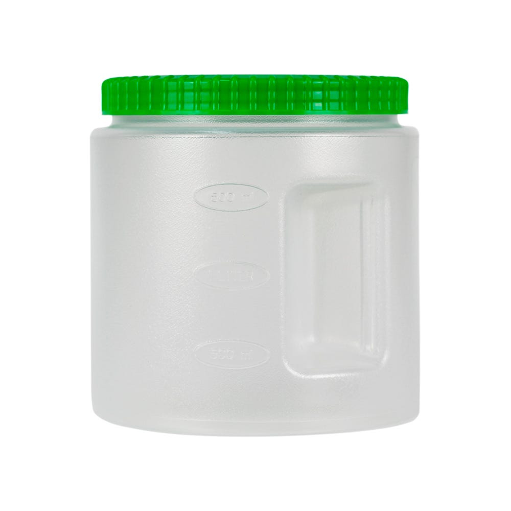 Bote de plástico con tapa 2.2 L Alacena 0552 Cubasa