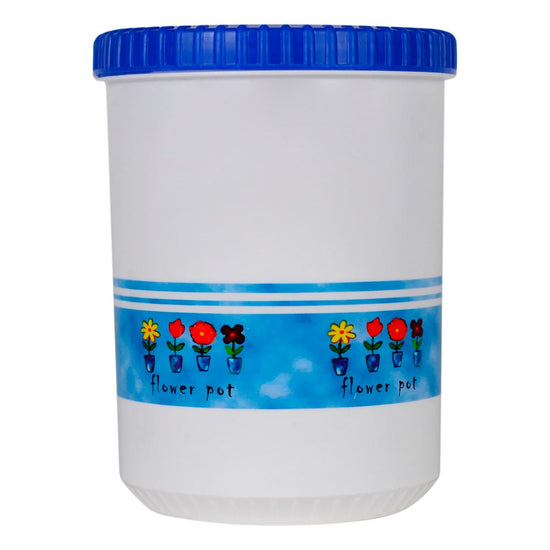 Contenedor de plástico 2.1 L con flores Cerealero Núm.3 1603 Cubasa