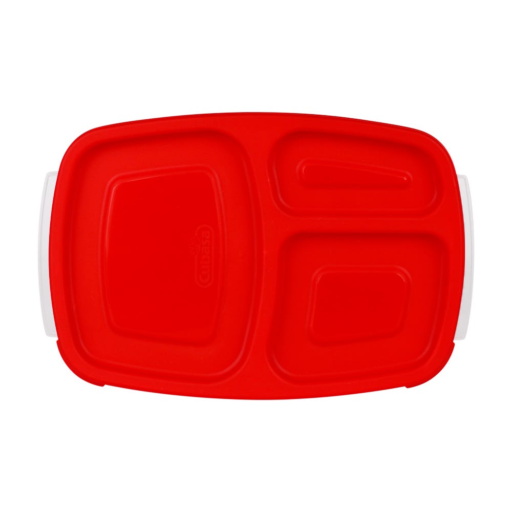 Contenedor de plástico triple 1 L Refripractic 0506 Cubasa