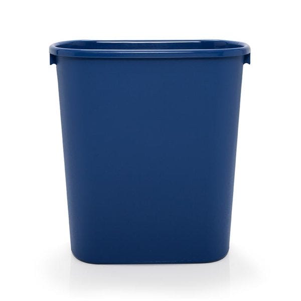 Bote de basura rectangular Papelero Alduchi Núm.25 4991 Cubasa