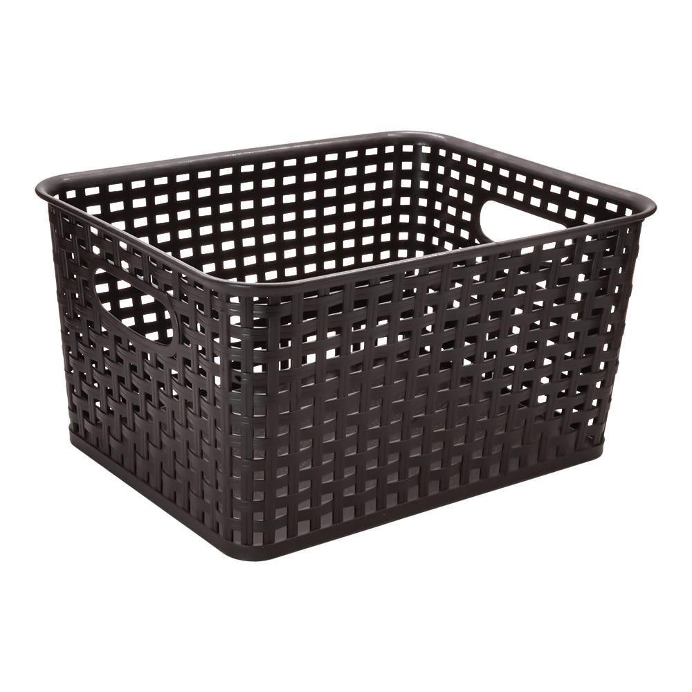 Canasta de plástico ratán mediana 1892 Cubasa