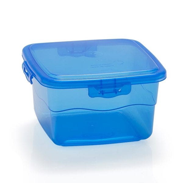 Contenedor de plástico 800 ml Hermético Brooch Núm.1 0502 Cubasa