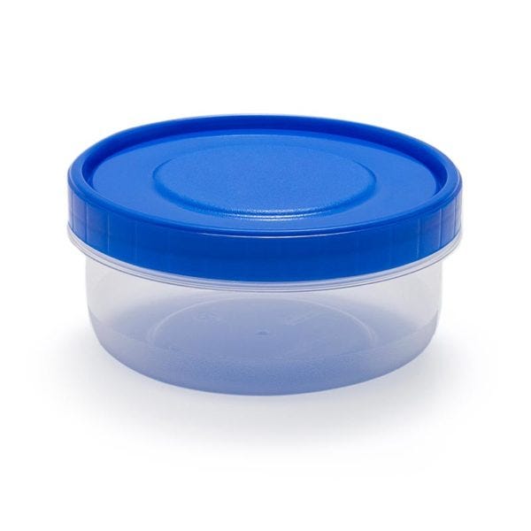Mini contenedor de plástico 300 ml con taparrosca Bongo 0531 Cubasa