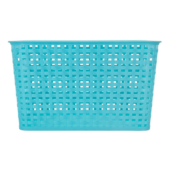Canasta de plástico ratán grande AQ wal-sup 7487WAL Cubasa