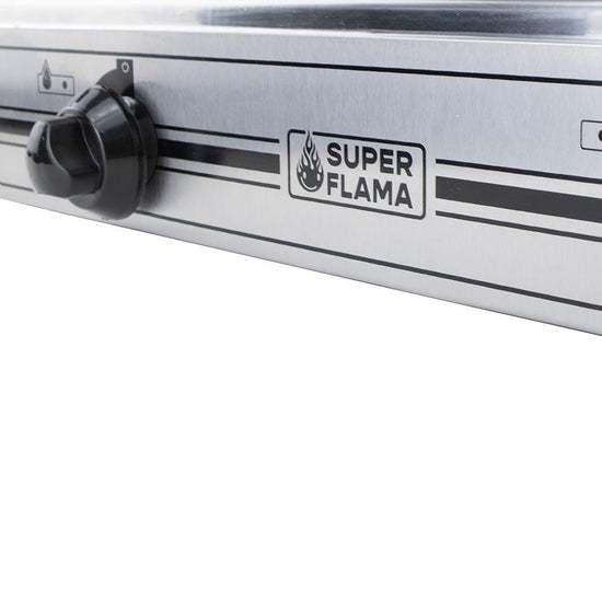 Parrilla de gas 2 quemadores acero inoxidable 2Q-TA Super Flama – vista 6