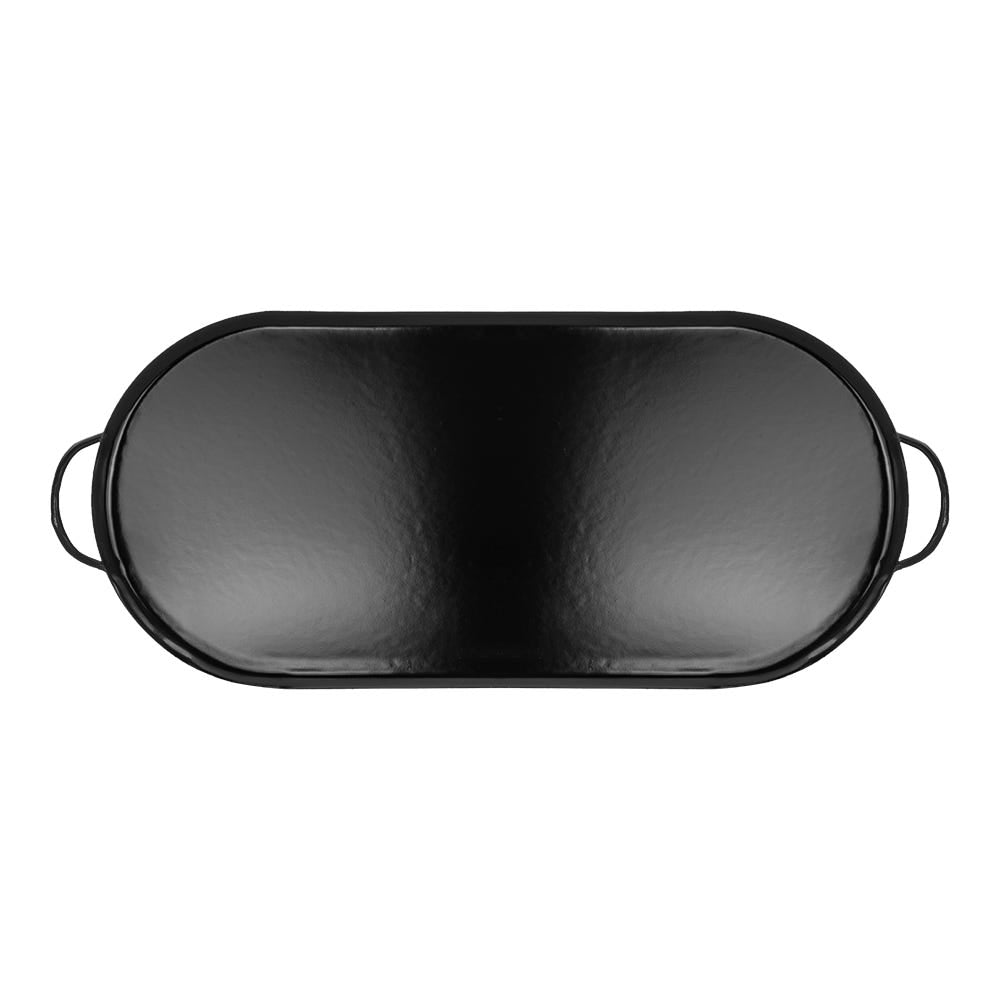 Comal de alambrón ovalado 20 x 44 cm con asa CO-20 Super Flama