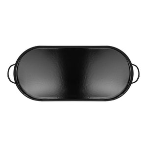 Comal de alambrón ovalado 20 x 44 cm con asa CO-20 Super Flama