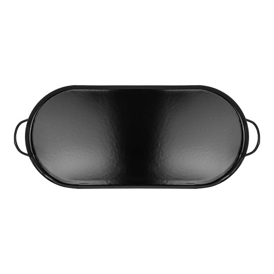 Comal de alambrón ovalado 20 x 44 cm con asa CO-20 Super Flama