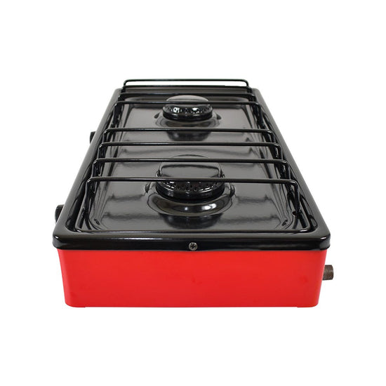 Estufa de gas 2 quemadores roja 2Q-R Super Flama – vista 6