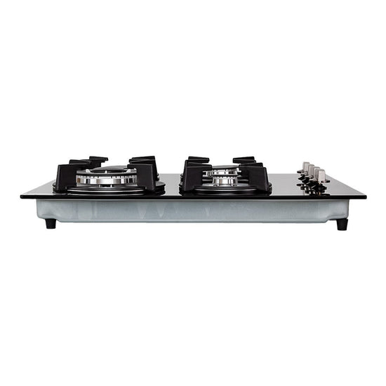 Estufa de gas 4 quemadores cristal templado 60 cm 4Q-EC-N Supra – vista 3