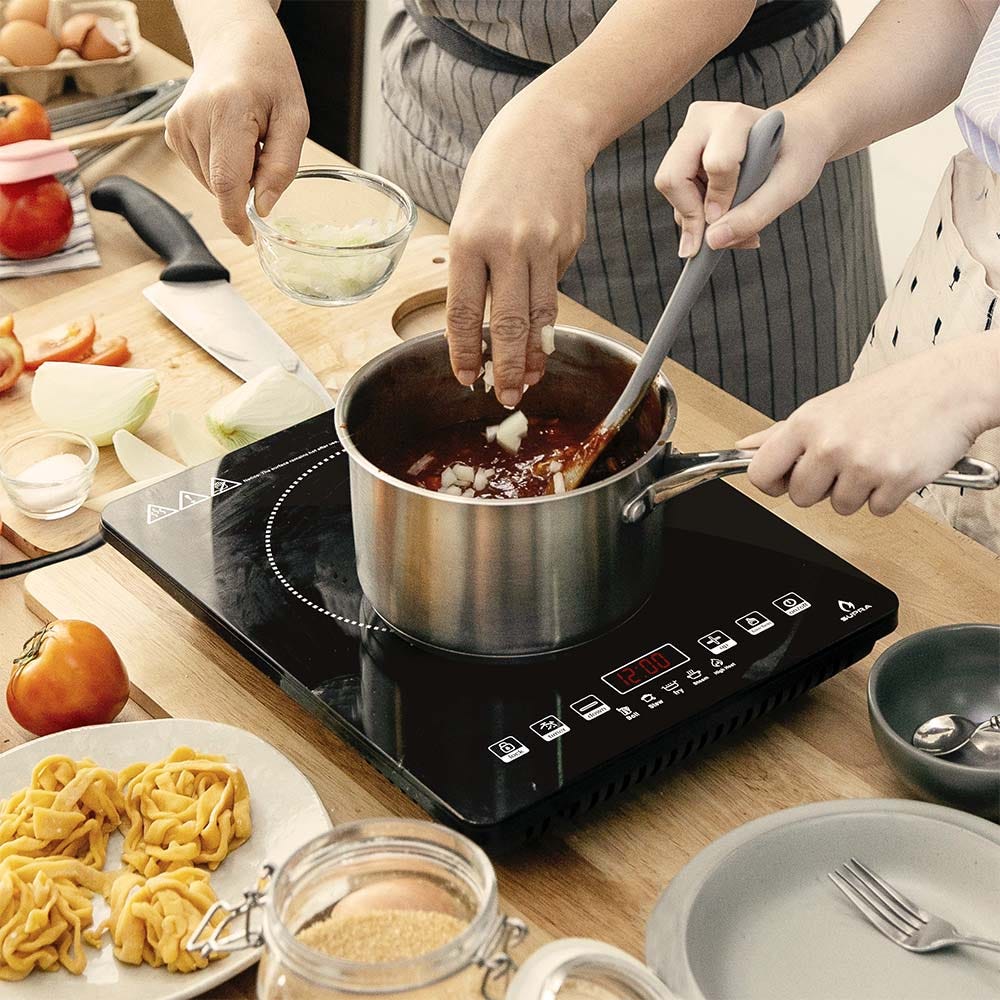 Parrilla eléctrica Super Flama 1 quemador de inducción magnética