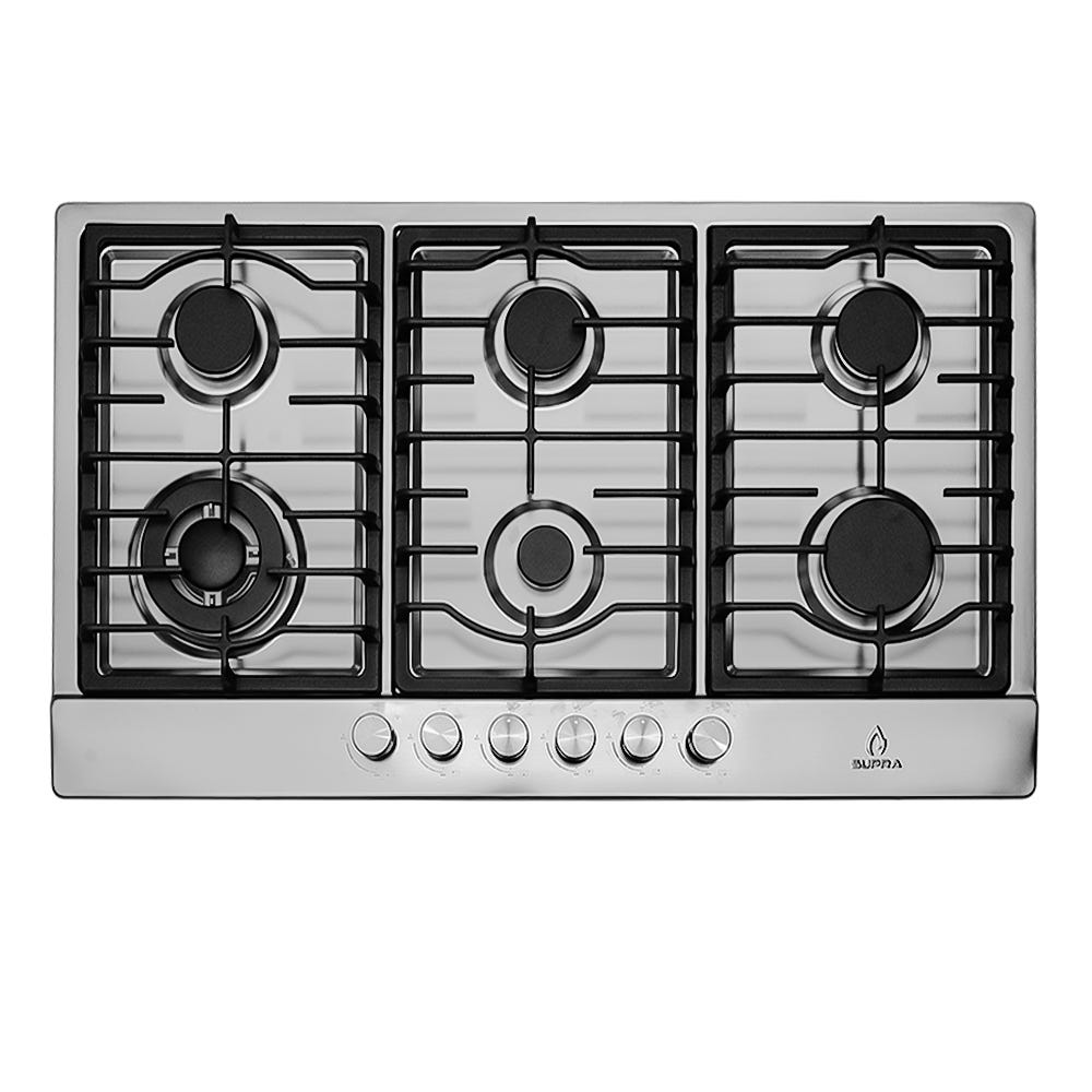Parrilla 6 quemadores de acero inoxidable DIAMOND Supra