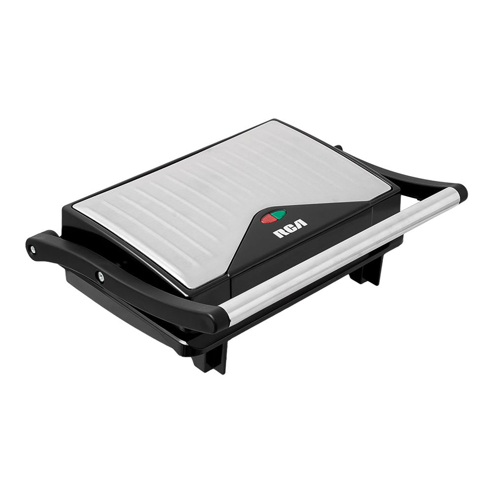 Parrilla Panini placas antiadherentes 2 rebanadas RC-123G RCA