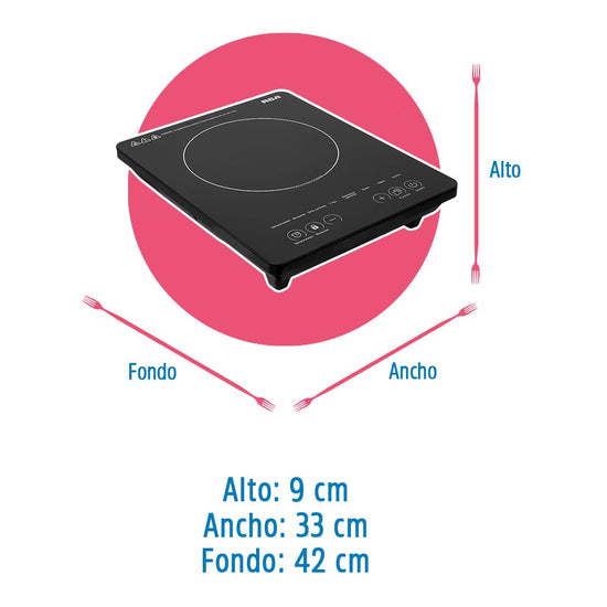 Parrilla de inducción RCA – vista 4