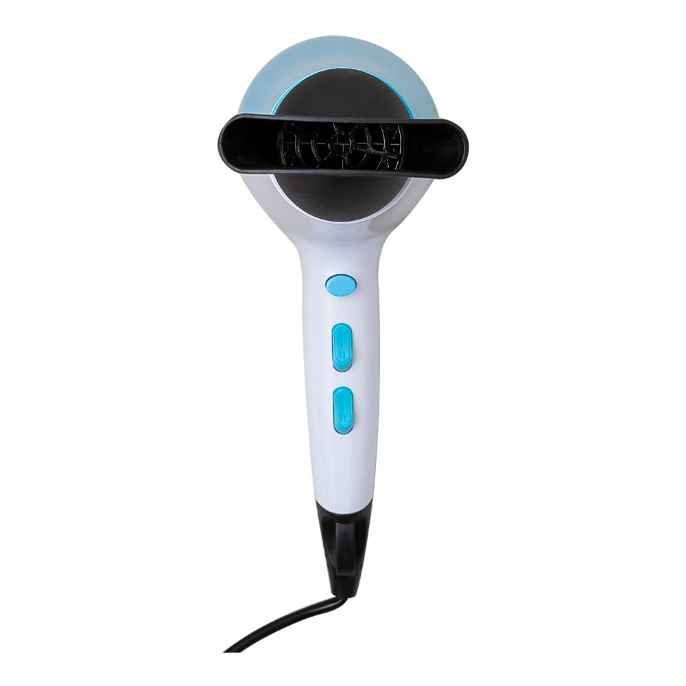 Secadora de cabello blanco con azul RC-P11 RCA