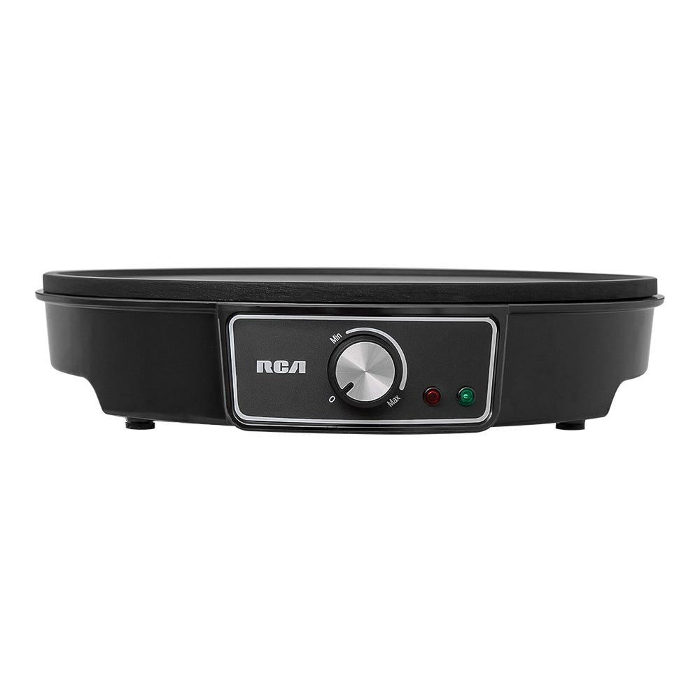 Crepera plancha con antiadherente y accesorios 30 cm negra RC-602 RCA