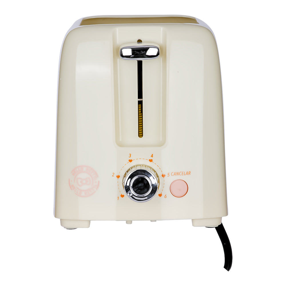 Tostador para 2 panes beige con rosa Hello Kitty HK-T2W RCA