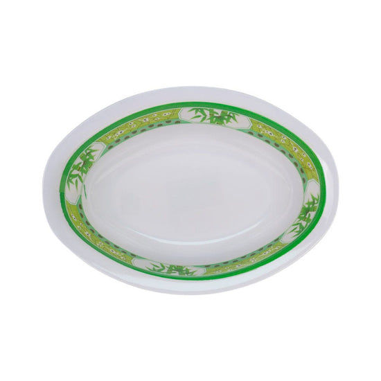 Tazón oval 10 Bambú Verde Clorofila