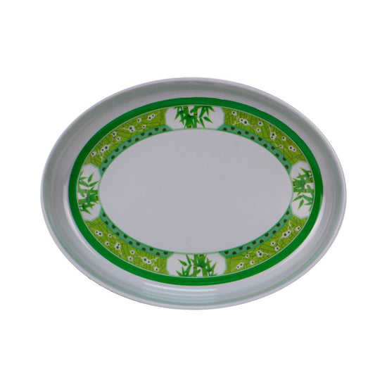 Ensaladera ovalada 12 Bambú Verde Clorofila