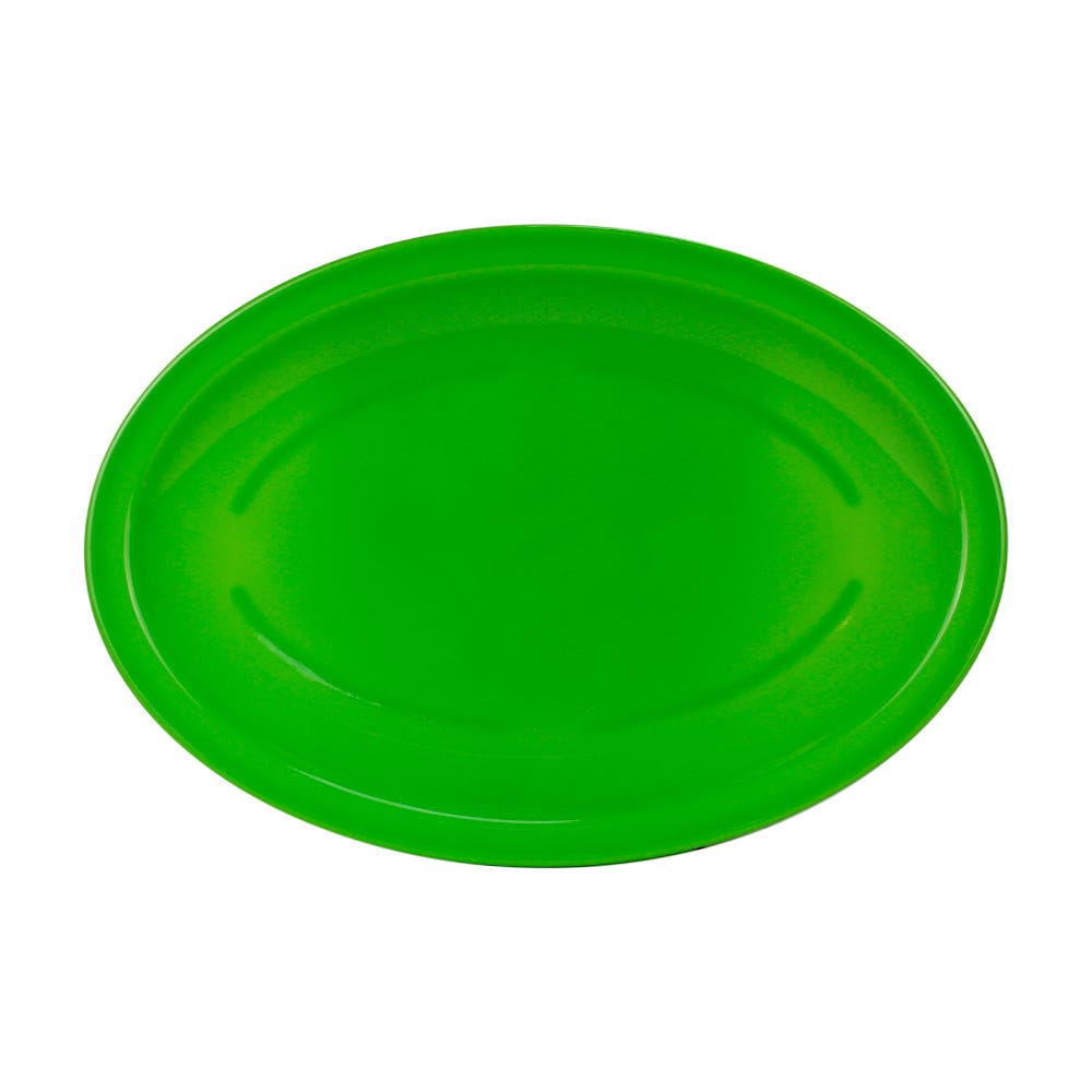 Platón oval 11.5 verde