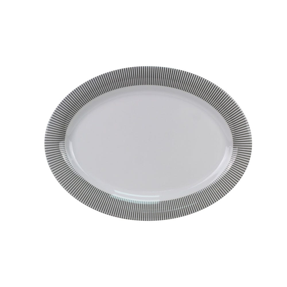 Plato oval de melamina 30 cm Elegantza 908-D Tai Ping