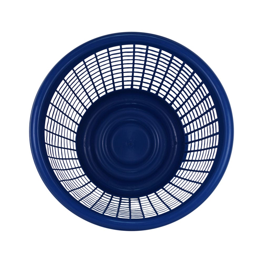 Cesta calada azul Tuker