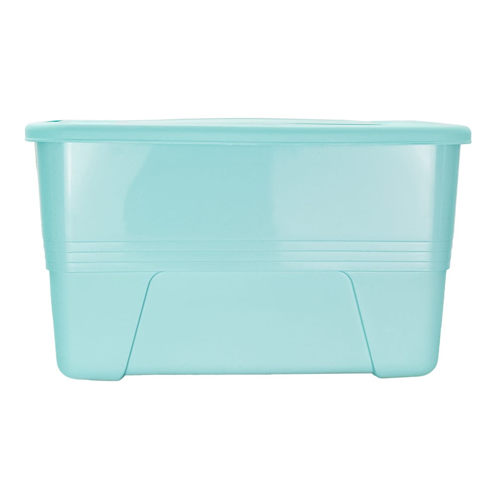 Caja multiusos de plástico 38 L con tapa Atlanta S010TZZR Plastic Trends