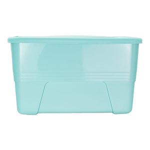 Caja multiusos de plástico 38 L con tapa Atlanta S010TZZR Plastic Trends