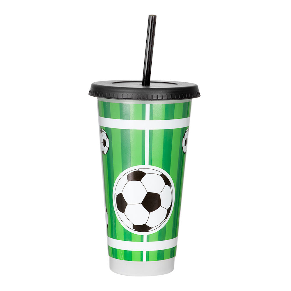Vaso de plástico 650 ml con popote Venti FUT002