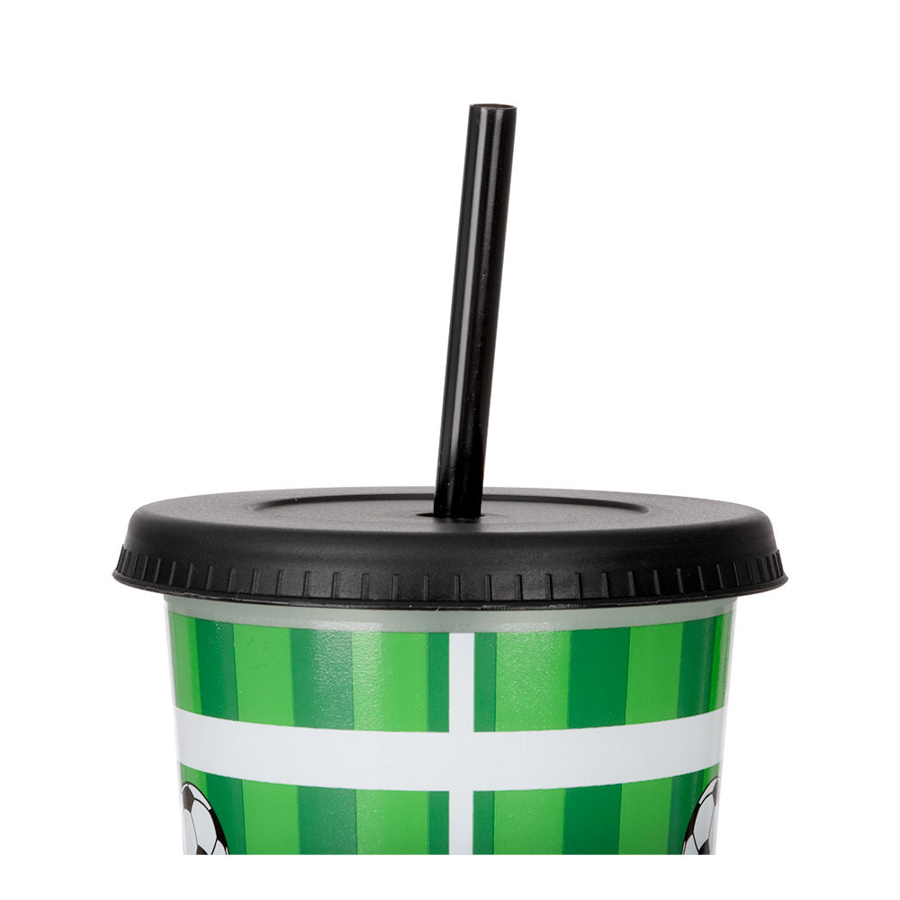 Vaso de plástico 650 ml con popote Venti FUT002