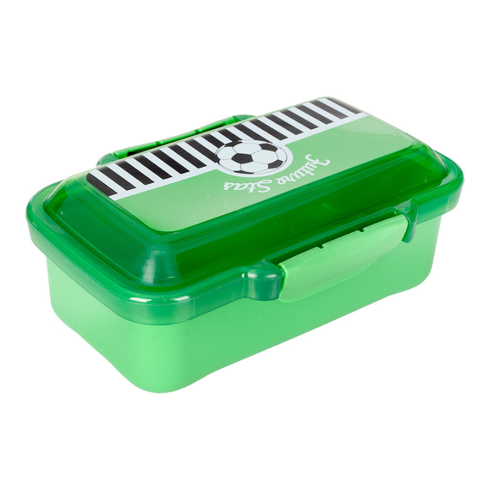 Lunch box con vaso de plástico y silicón 300 ml y 270 ml FUT005